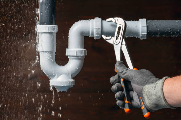 Professional Drain Cleaning technician working in Akron, PA